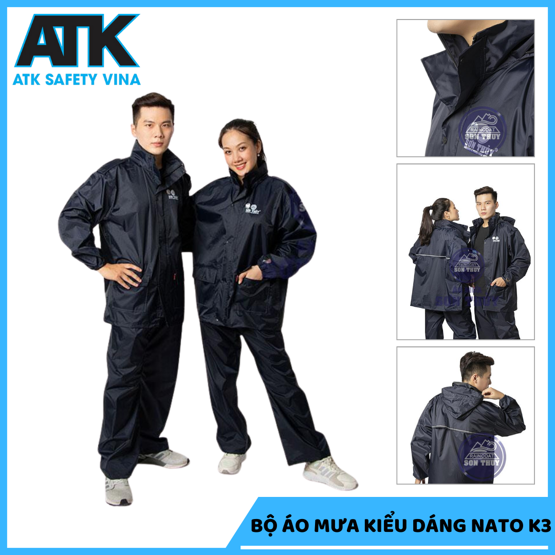 Bộ áo mưa kiểu dáng Nato K3